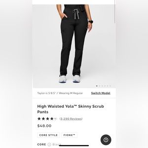 FIGS Yola High Waisted 2.0 Scrub Pants - Sz L Petite